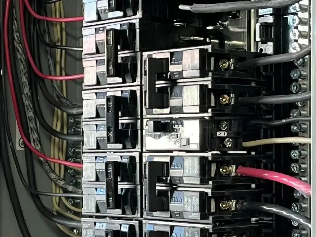 circuit breakers close up