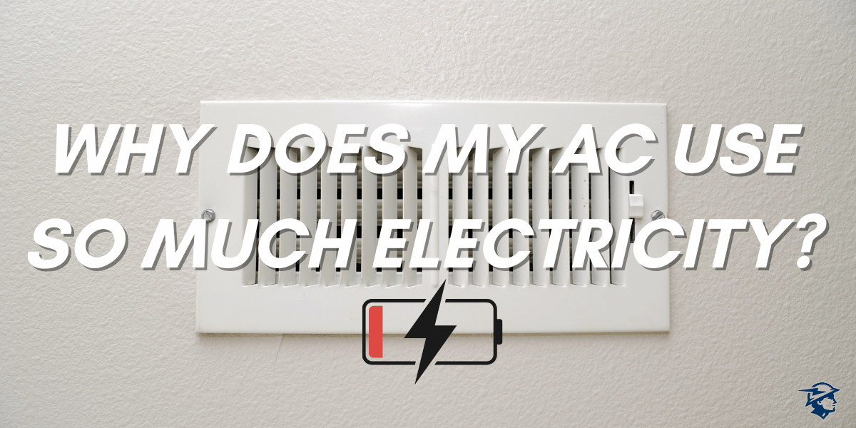 A picture of a vent overlayed with the title of the article and a low battery symbol